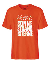 Zeige Details für Herren T-Shirt "Sonne Strand und Sterne" Bild von Herren T-Shirt "Sonne Strand und Sterne"