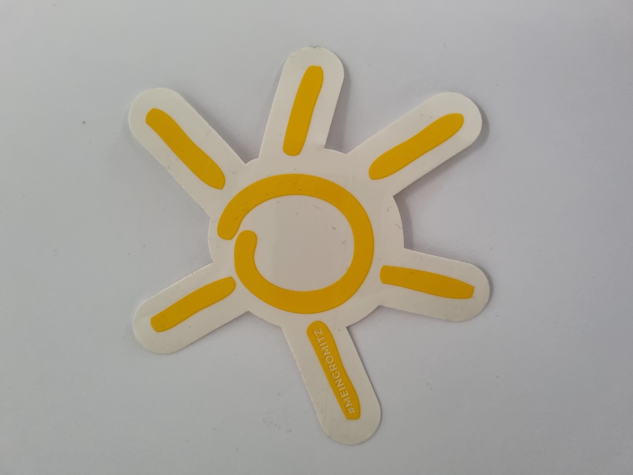 Bild von Sonnenaufkleber